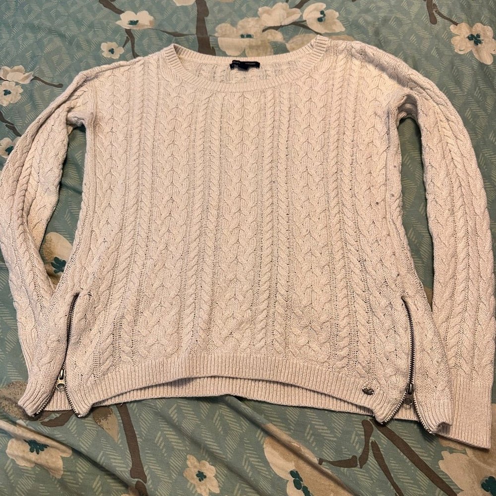 American eagle sweater with zippers size small